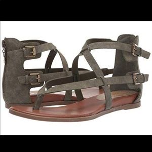 g by guess cave gladiator sandal
